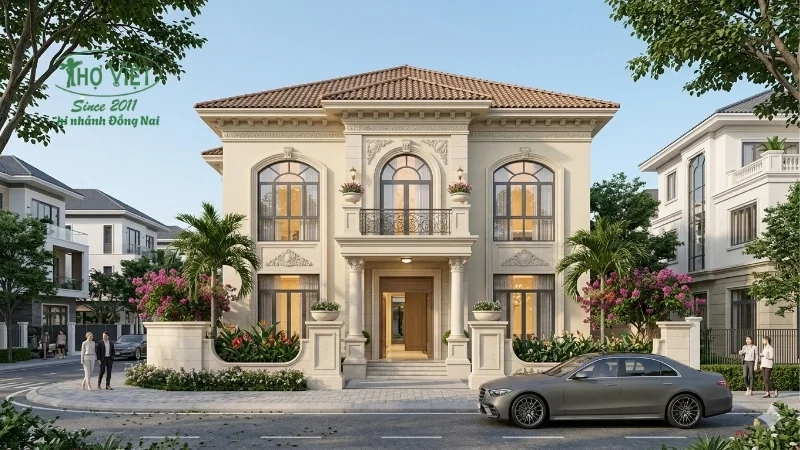 50+ mẫu nhà tân cổ điển đẹp theo thời gian 12 mẫu nhà tân cổ điển chuẩn kiến trúc