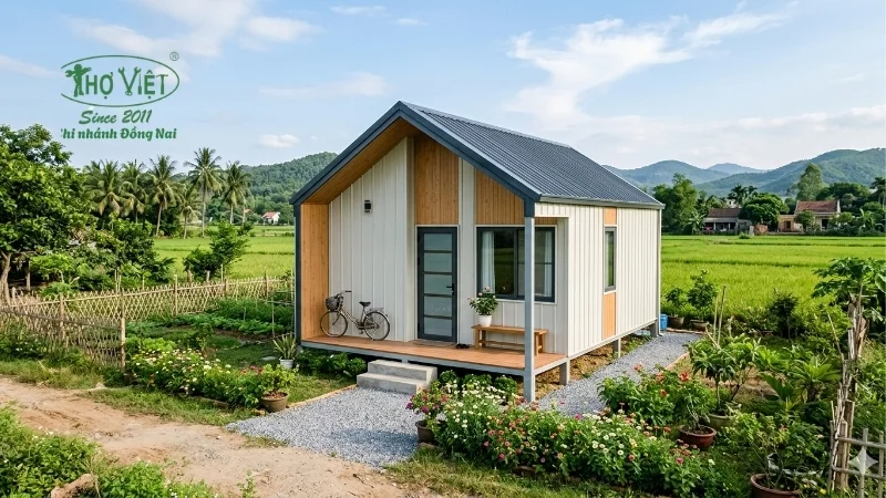 mẫu nhà tiền chế nông thôn 50 triệu