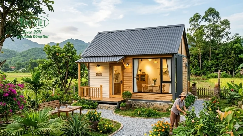mẫu nhà tiền chế nông thôn 50 triệu