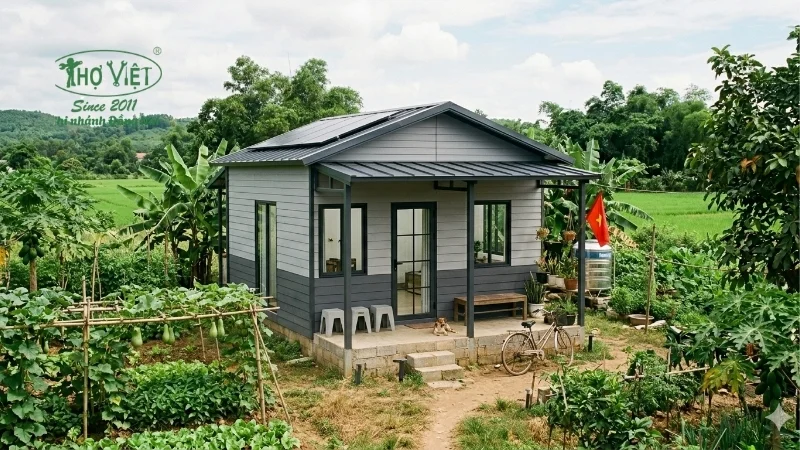 mẫu nhà tiền chế nông thôn 50 triệu