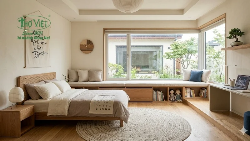 mẫu phòng ngủ bé gái hiện đại