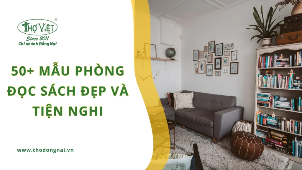 50+ mẫu phòng đọc sách đẹp và tiện nghi