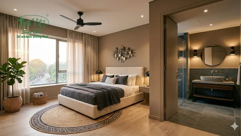 mẫu xây nhà vệ sinh trong phòng ngủ đẹp