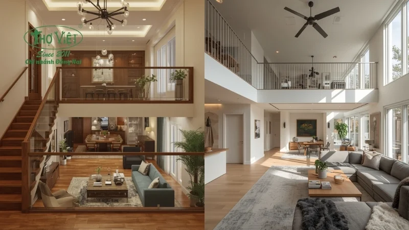 mẫu tầng lửng đẹp và thịnh hành