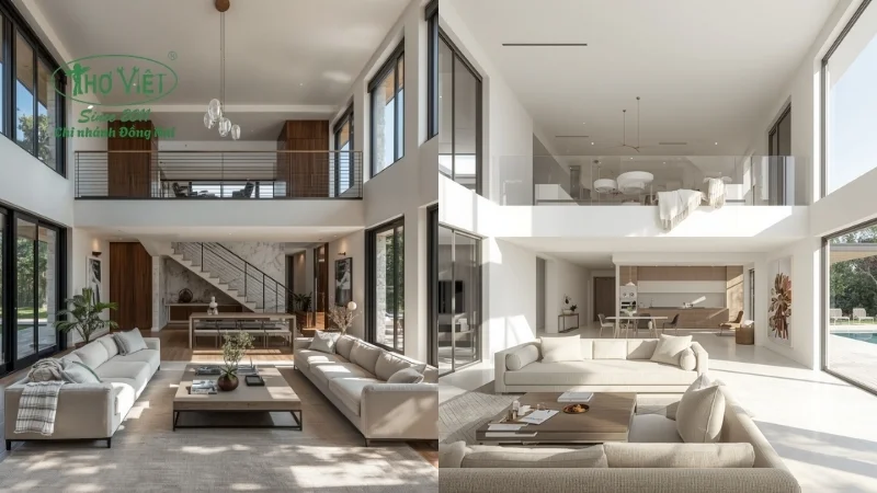 mẫu tầng lửng đẹp và thịnh hành