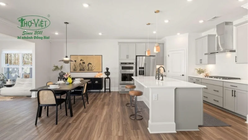 Nguyên tắc khi bố trí ánh sáng cho bếp