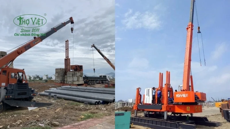 Nguyên tắc bố trí móc cẩu cọc