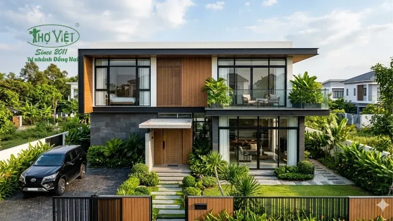 mẫu nhà 2 tầng đẹp giá 1 tỷ đẹp hiện nay
