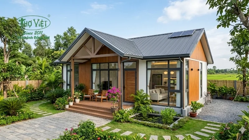 Nhà lắp ghép cấp 4 mái thái