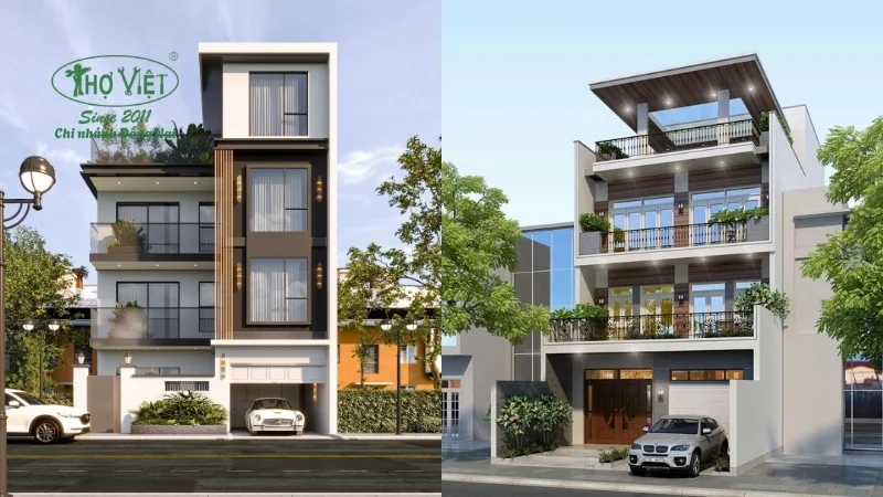 25+ mẫu biệt thự 4 tầng chuẩn kiến trúc Châu Âu 4 Các phong cách thiết kế biệt thự 4 tầng phổ biến nhất