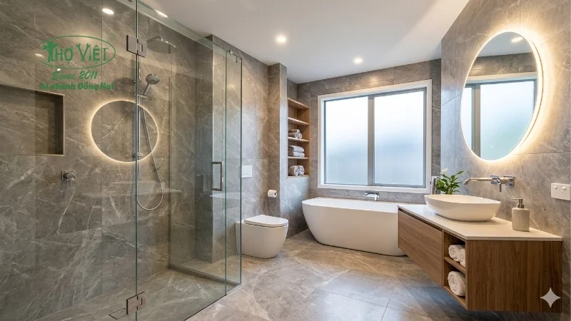mẫu phòng vệ sinh phù hợp mọi không gian