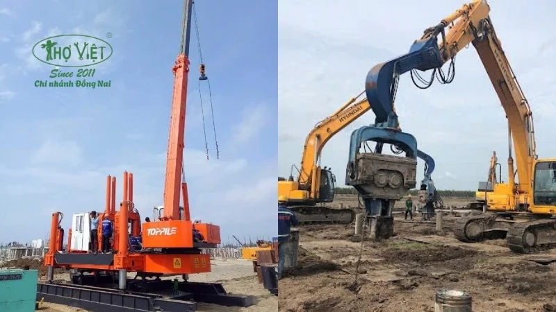 Các phương pháp xây móng cọc ép