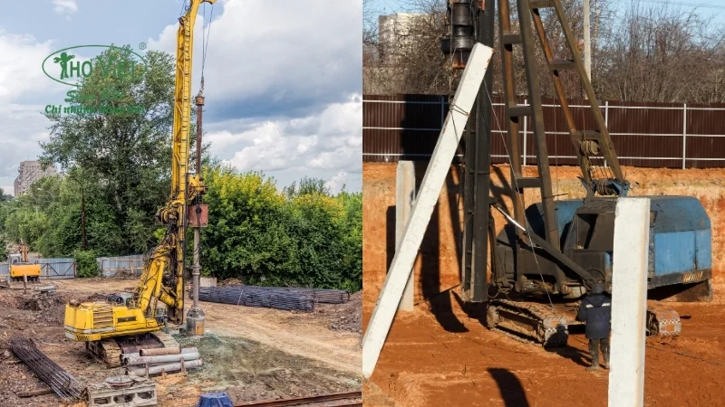 Quy trình ép cọc bê tông
