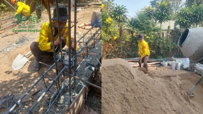 Quy trình đổ bê tông cột đúng kỹ thuật