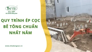 Quy trình ép cọc bê tông chuẩ nhất năm