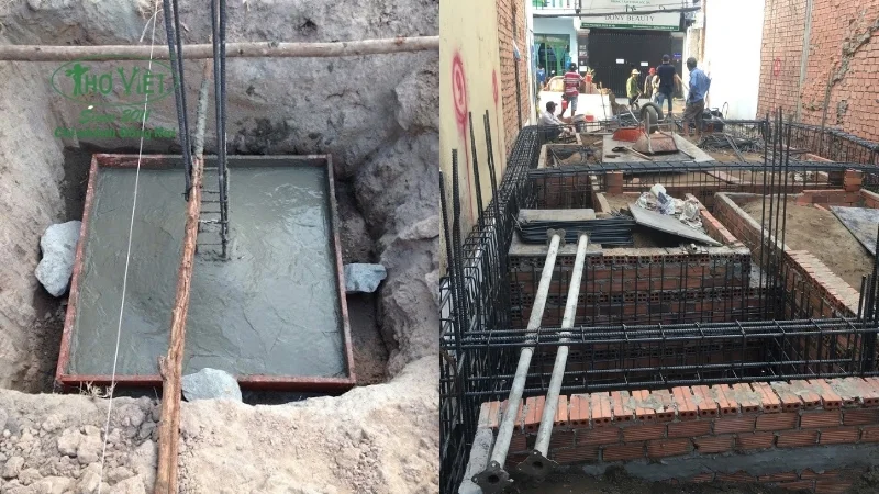 Quy trình đóng móng nhà 2 tầng