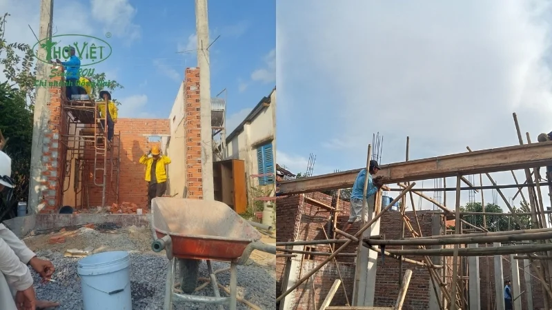 Quy trình tháo ván khuôn cột - Thợ Đồng Nai