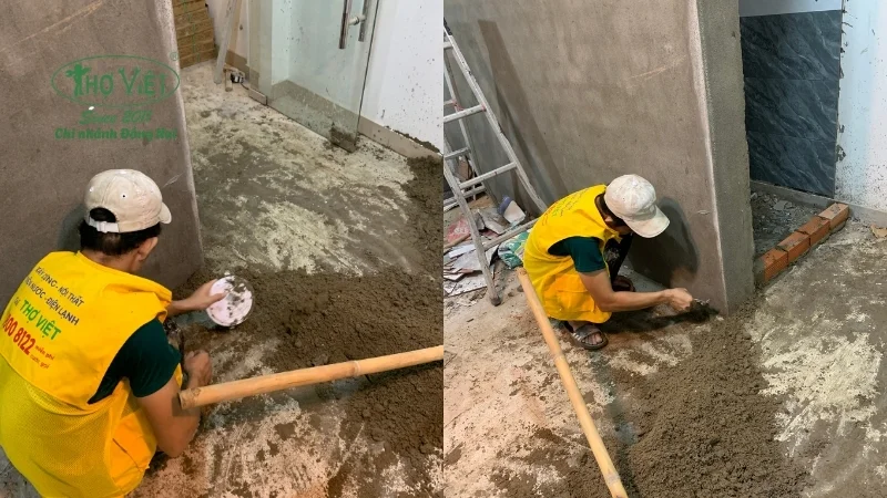 Quy trình trát tường xi măng - Thợ Đồng Nai