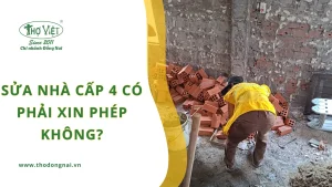 Sửa nhà cấp 4 có phải xin phép không?