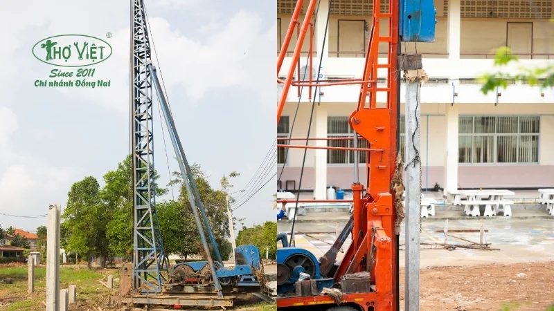 Thời gian ép cọc cho nhà 5 tầng cần bao nhiêu thời gian?