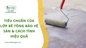 Tiêu chuẩn của lớp bê tông bảo vệ sàn & Cách tính hiệu quả