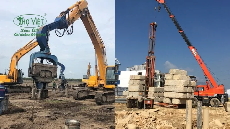 Lưu ý khi bố trí móc cẩu cọc