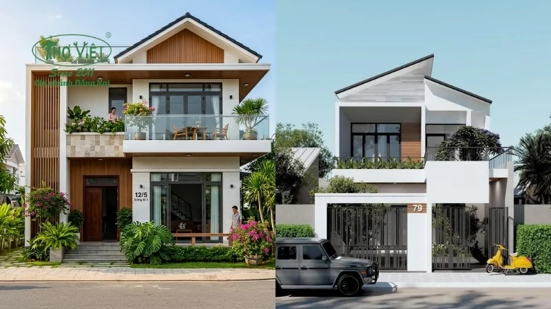 Ưu điểm của mẫu nhà 2 tầng đẹp giá 1 tỷ