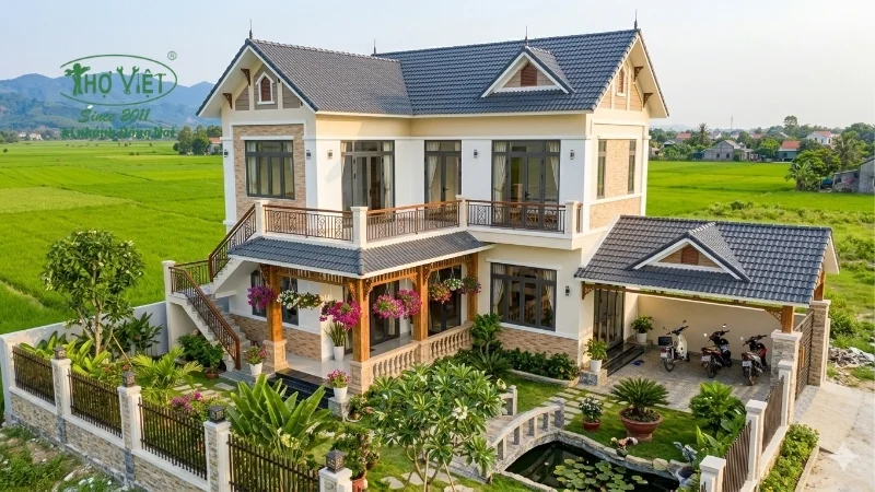 Ưu điểm của mẫu nhà chữ L 2 tầng