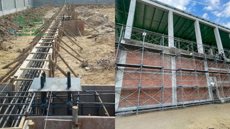 Xây dựng phần thô bao gồm những gì?