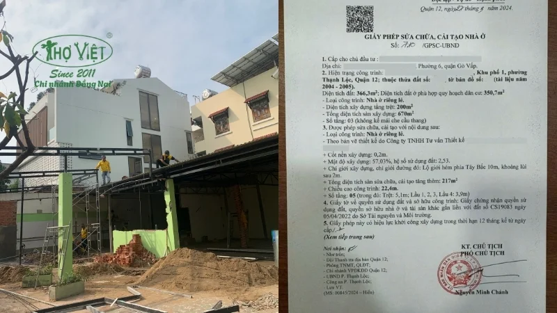 Khi sửa nhà nâng tầng có cần xin giấy phép không?