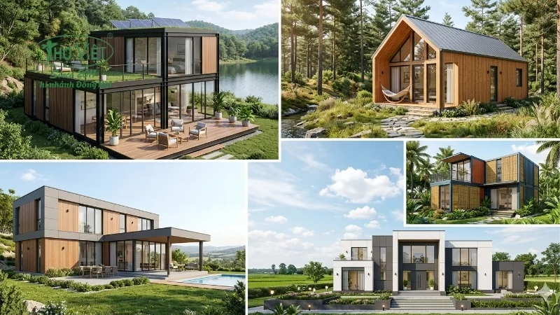 Ý tưởng xây nhà lắp ghép được ưa chuộng hiện nay