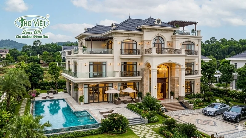 mẫu biệt thự 3 tầng đẹp được yêu thích