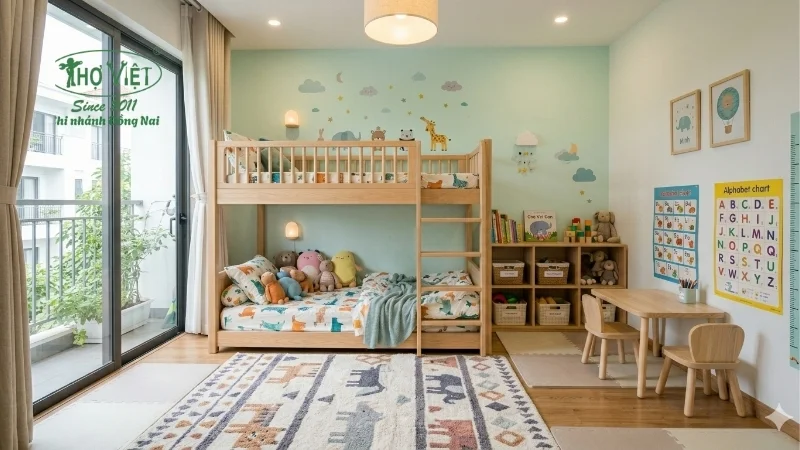 Các tiêu chí quan trọng khi thiết kế phòng ngủ trẻ em