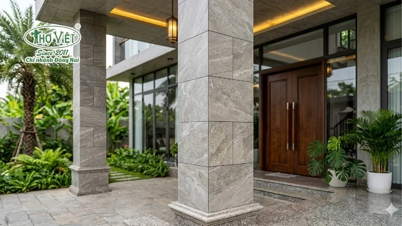 Nguyên tắc chọn gạch ốp cột nhà