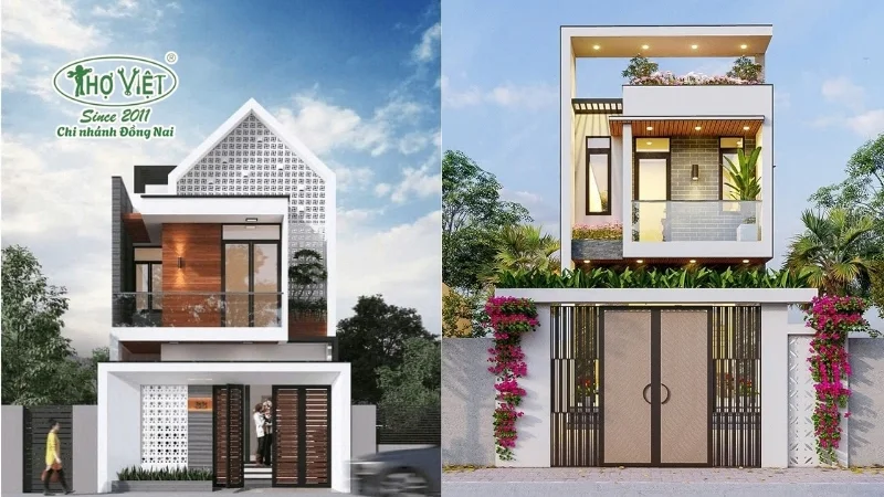 Đặc điểm của mẫu nhà ống 2 tầng 5x20m