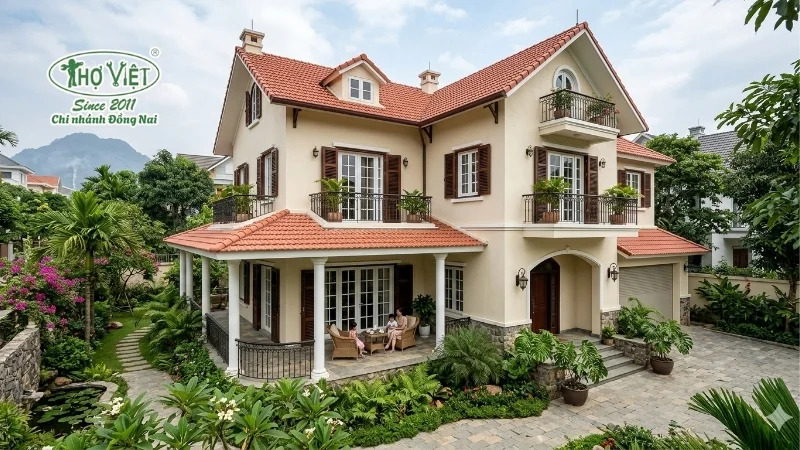 Đặc điểm của nhà Châu Âu từng không gian