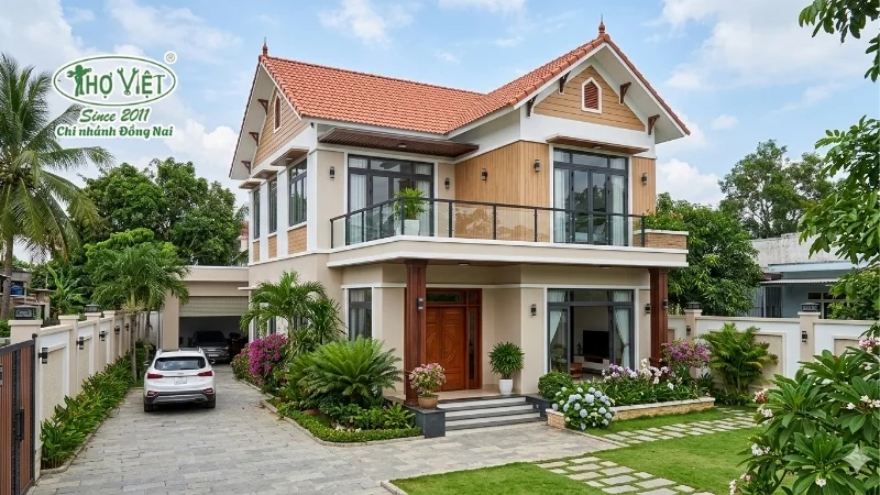 50+ mẫu nhà 2 tầng mái thái 100m2 đẹp tiện nghi 1 Đặc điểm của nhà 2 tầng mái thái 100m2