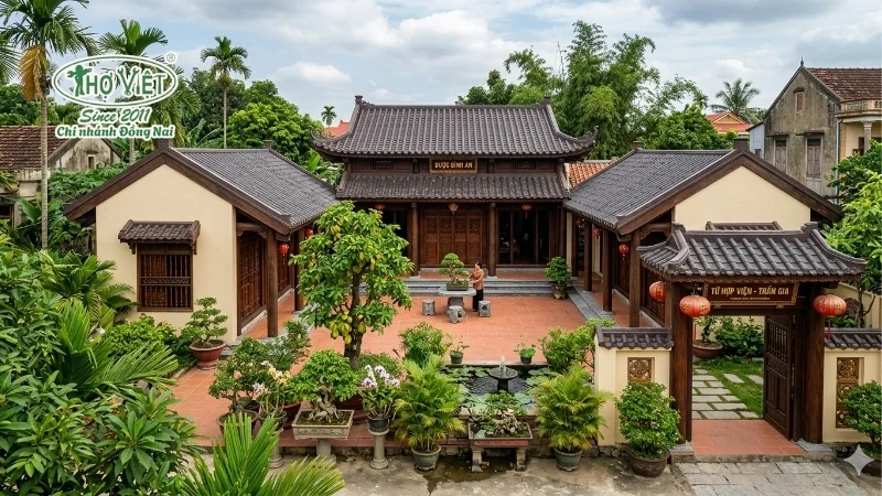 50+ mẫu nhà tứ hợp viện ấn tượng xu hướng 3 Đặc điểm của nhà tứ hợp viện