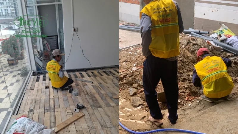 Một số hạng mục mà Thợ Đồng Nai nhận sửa nhà tại Tân Phong