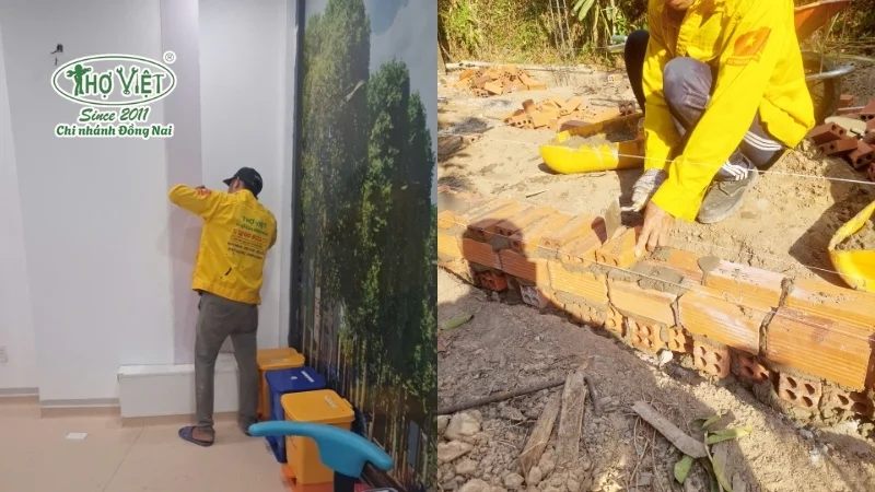 Một số hạng mục mà Thợ Đồng Nai nhận sửa nhà tại Tân Hòa