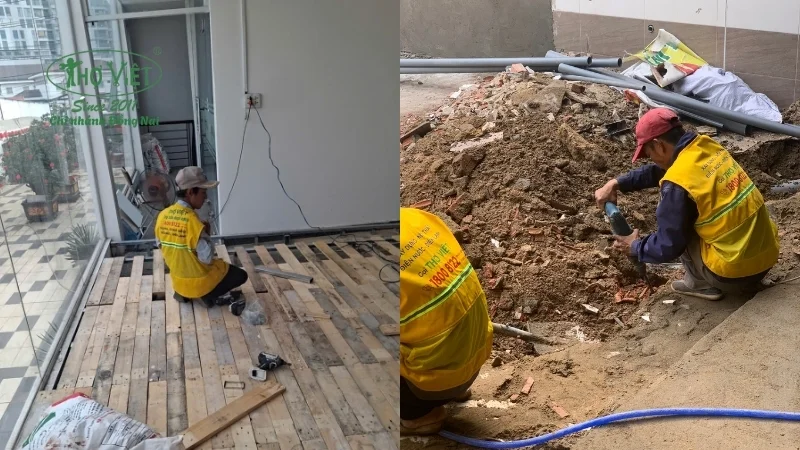 Một số hạng mục mà Thợ Đồng Nai nhận sửa nhà tại Hưng Thịnh