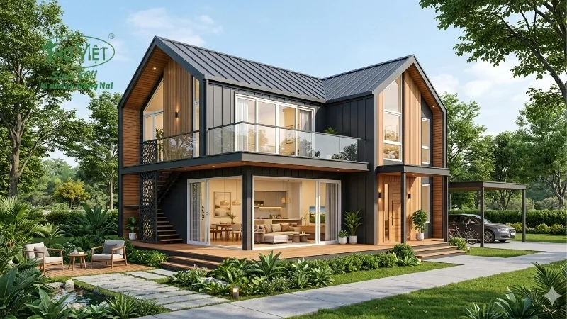 Kinh nghiệm khi chọn mẫu nhà lắp ghép 2 tầng