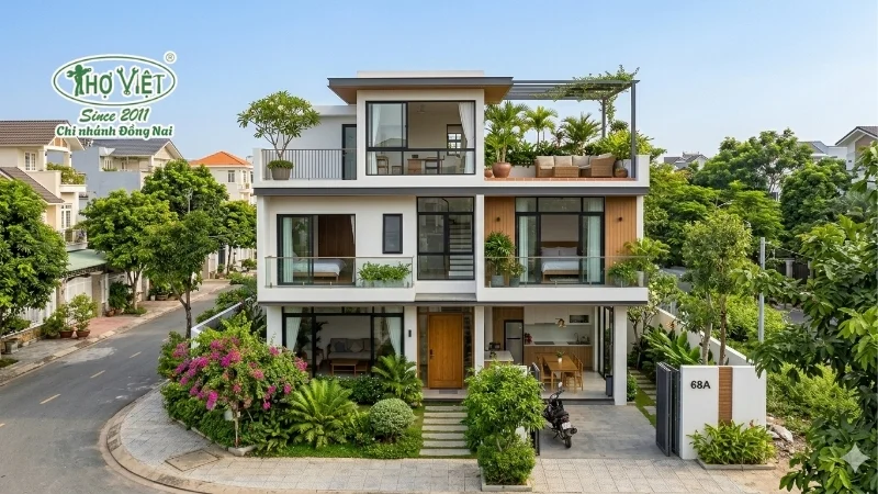 Kinh nghiệm thiết kế nhà 2 tầng 1 tum đẹp
