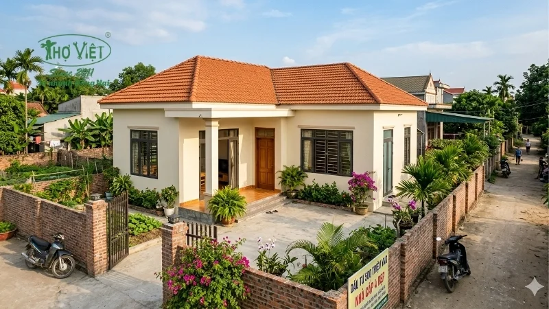 Kinh nghiệm xây nhà cấp 4 3 phòng ngủ 500 triệu