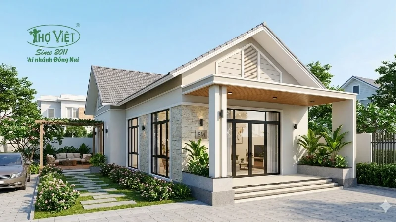 Kinh nghiệm cần khi làm nhà cấp 4 ngang 8m