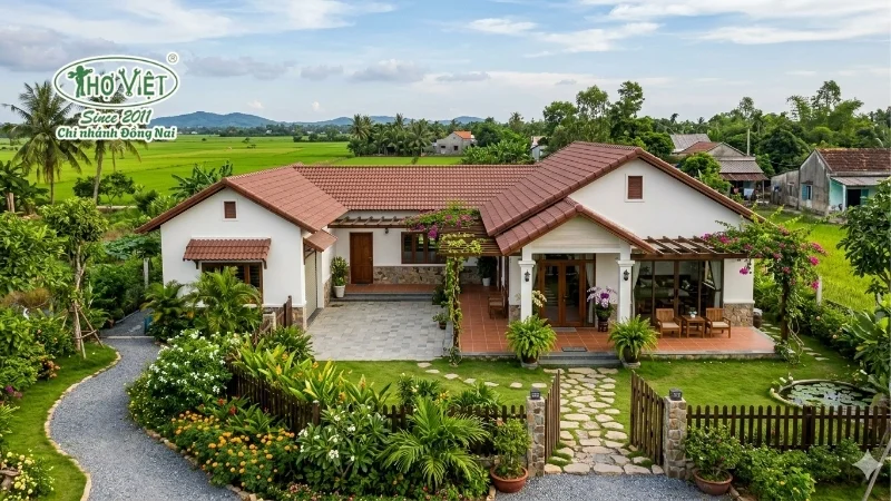 Lưu ý xây nhà chữ L 1 tầng đẹp ở nông thôn