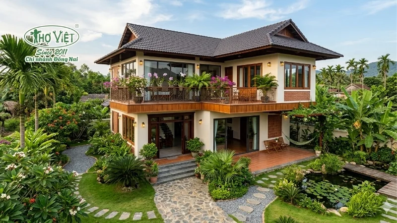 50+ mẫu nhà vườn 2 tầng đẹp thoáng mát 2 Lưu ý khi thiết kế nhà vườn 2 tầng