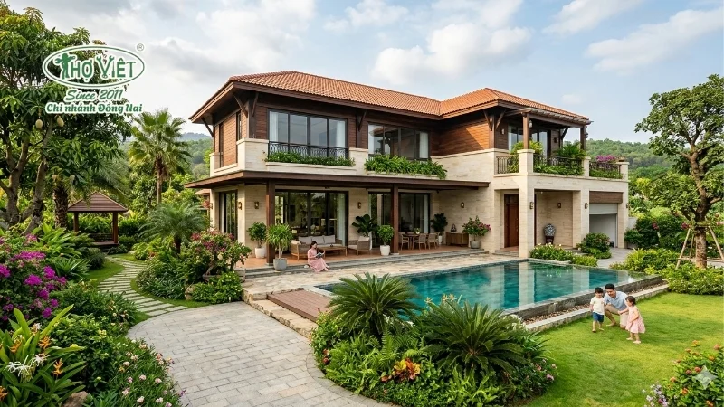 Những lưu ý khi làm biệt thự nhà vườn