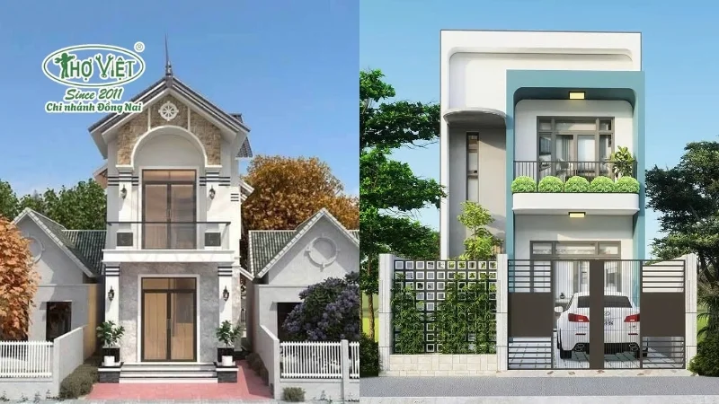 Lưu ý quan trọng khi xây nhà ống 2 tầng 5x20m