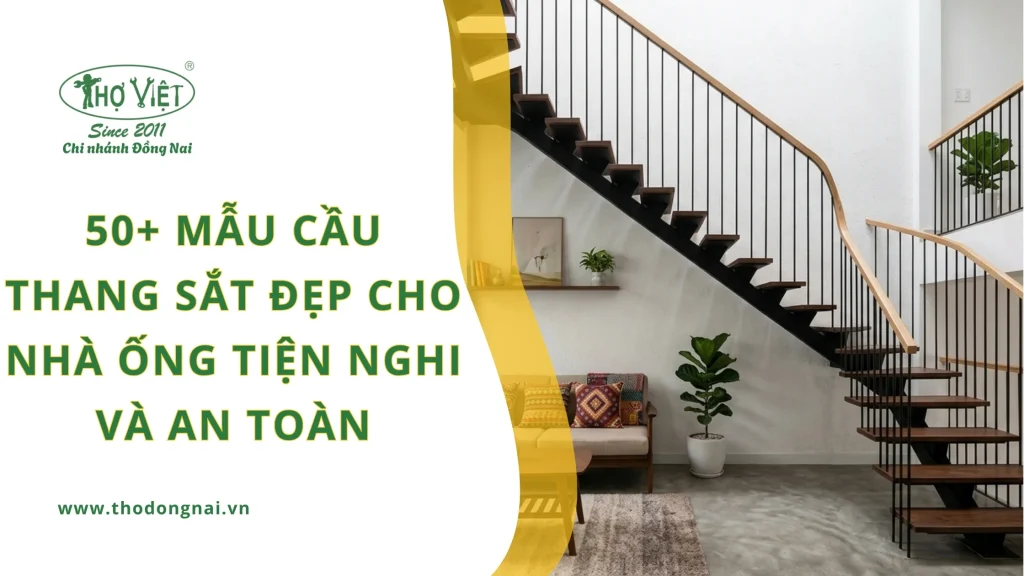 50+ mẫu cầu thang sắt đẹp cho nhà ống tiện nghi và an toàn 1 50+ mẫu cầu thang sắt đẹp cho nhà ống tiện nghi và an toàn